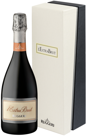 bottiglia l'extrabrut con cofanetto