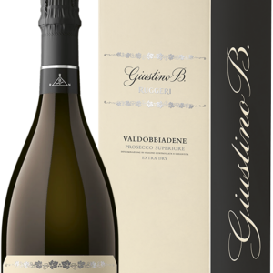 bottiglia di giustino b valdobbiadene prosecco superiore con astuccio